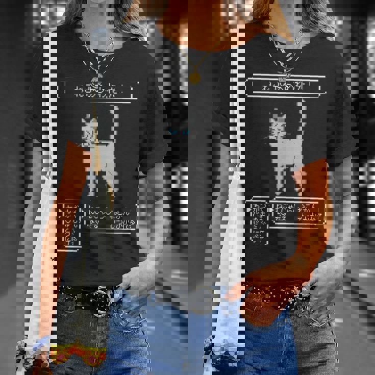 ねこがあらわれた！ 猫好き ゲーム好き ネコ飼い ネコママ 猫ママ ネコパパ 猫パパ Rpg ゲーム 猫 ねこ ネコ Tシャツ 彼女への贈り物