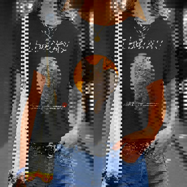 ねこだいすき 猫 キジトラ猫 かわいい Cat Tシャツ 彼女への贈り物