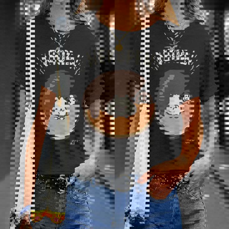 ねこぺん日和 ドーナツねこぺん ダークカラー Tシャツ 彼女への贈り物