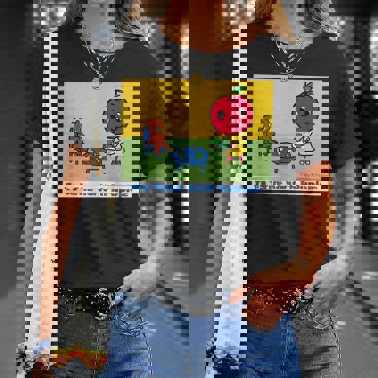 ぷっぷるとお茶会しよう！ Tシャツ 彼女への贈り物