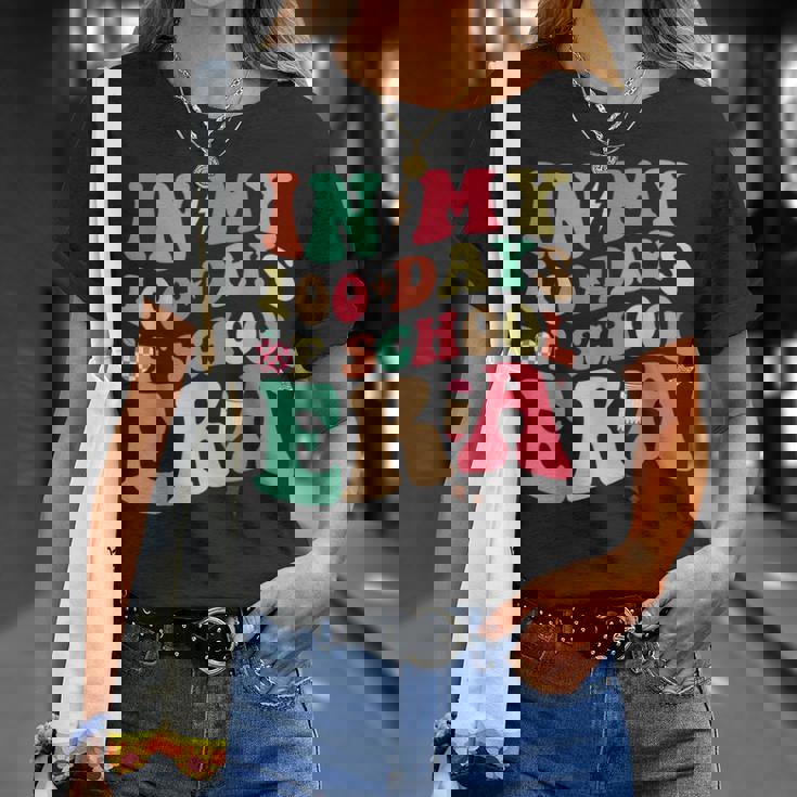 ぼくの学校の100日間の時代。学校教師100日目 Tシャツ 彼女への贈り物