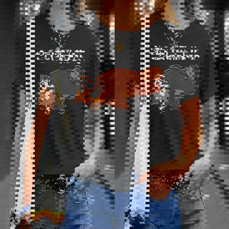 やる気はあるんすよ レッサーパンダ ジョーク かわいい 動物好き ギャグ好き ジョーク好き ギャグ おもしろ ネタ Tシャツ 彼女への贈り物