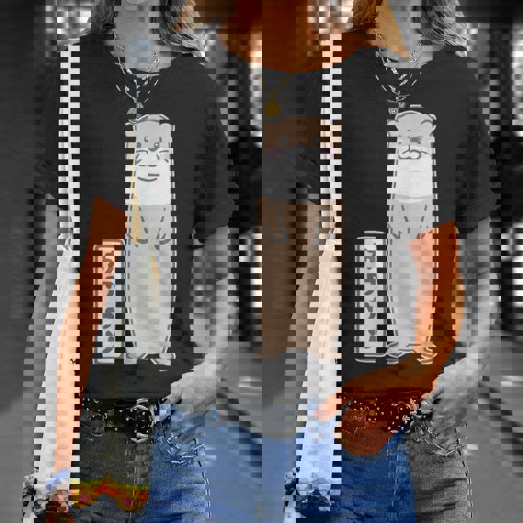 ゆるカワウソさん（Aタイプ）コツメカワウソ【どうぶつフレンズ】動物 ゆるくて かわいい イラスト Tシャツ 彼女への贈り物