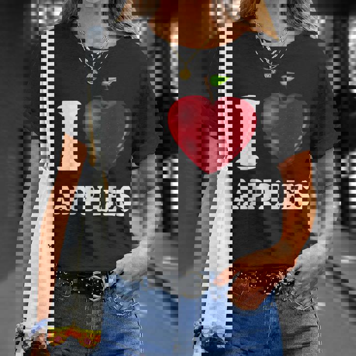 りんご大好き Tシャツ 彼女への贈り物