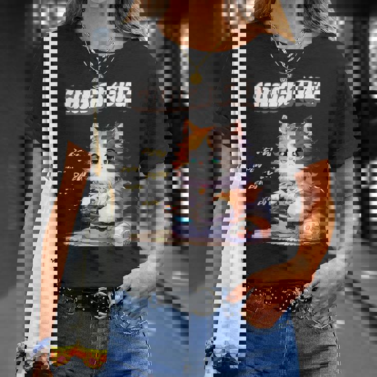 わがままゲーマー猫 ゲーム好き かわいい おもしろ マンガ アニメ オタク Tシャツ 彼女への贈り物