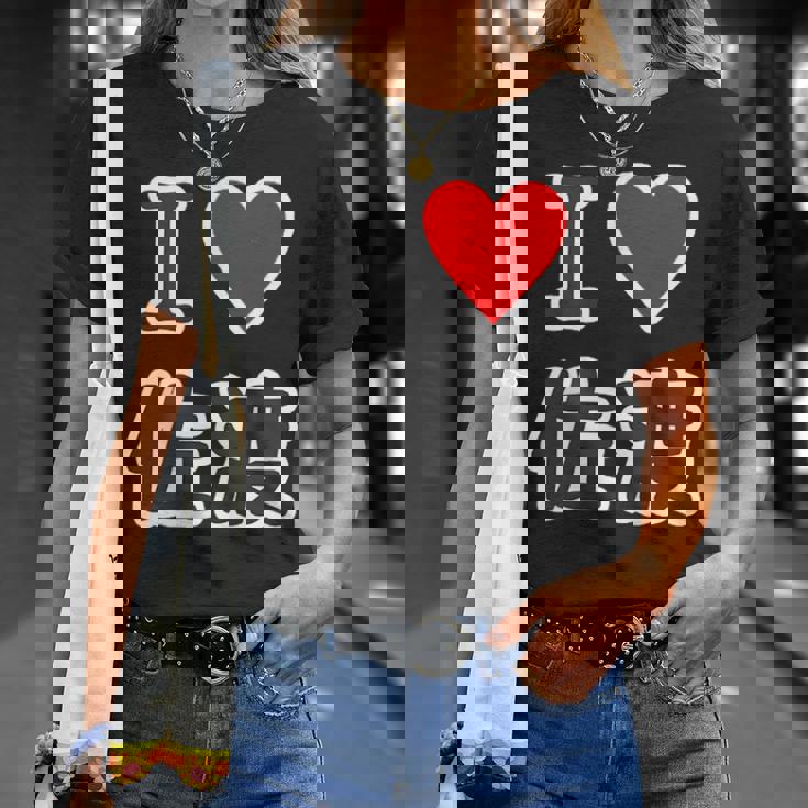 アイラブ・佐渡（I Love ハート）佐渡島【47都道府県】佐渡ヶ島 ジモtティ 地元愛 お土産 面白 Tシャツ 彼女への贈り物