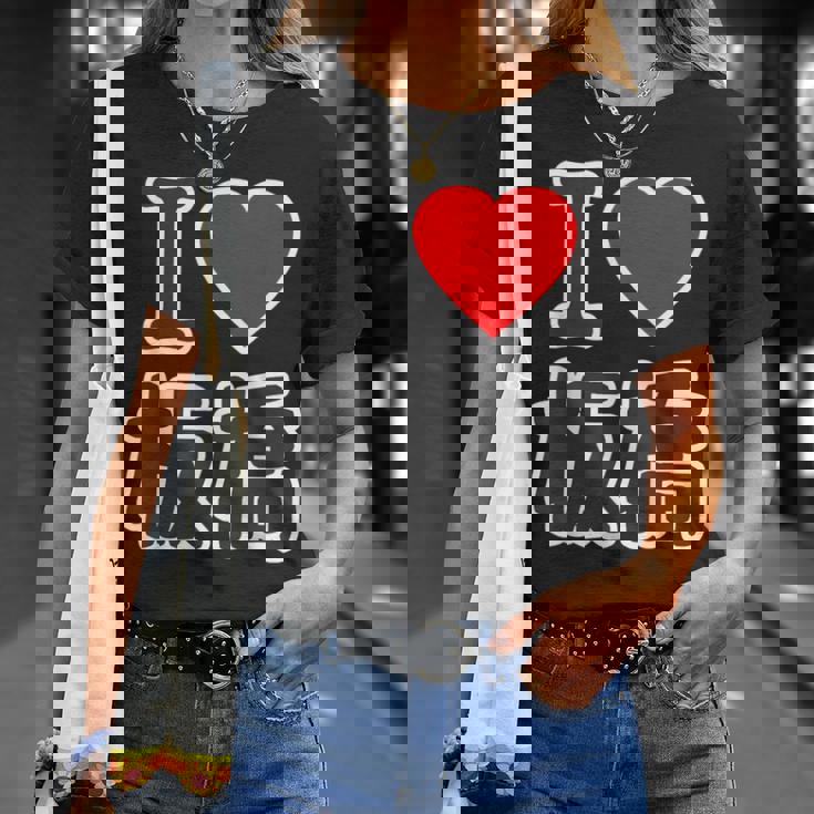 アイラブ・板橋（I Love ハート）板橋区 Big 大きな文字【23区】Jimo-T ジモティ 面白い Tシャツ 彼女への贈り物