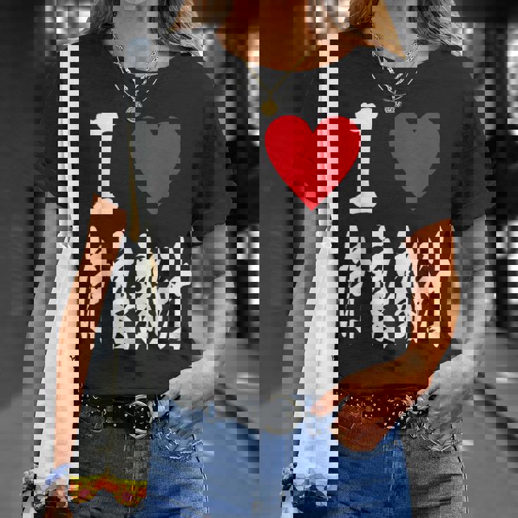 アイラブ伊良部汁 沖縄沖イラブーライ部汁 沖縄 日本 海蛇 スープ Tシャツ 彼女への贈り物