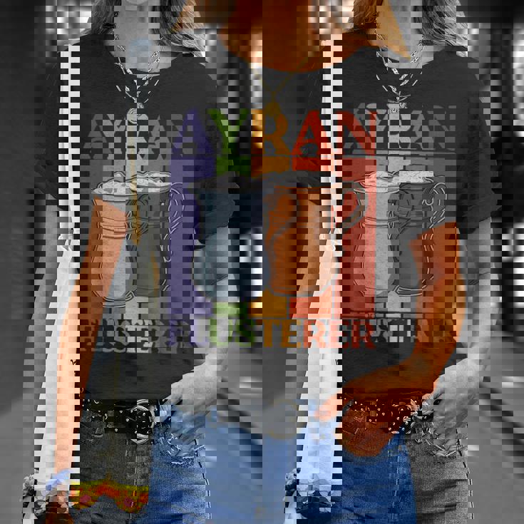 アイラン トルコ 食べ物 国のお土産 ヨーグルトドリンク 料理 Tシャツ 彼女への贈り物