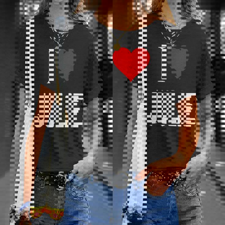 アイ・ラブ・ジュリー Tシャツ 彼女への贈り物