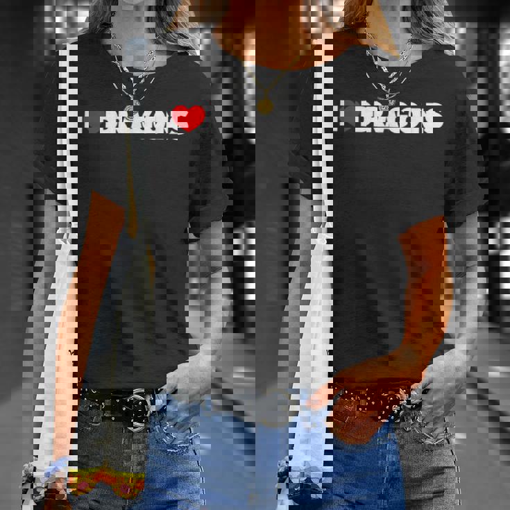 アイ・ラブ・ドラゴンズ Tシャツ 彼女への贈り物