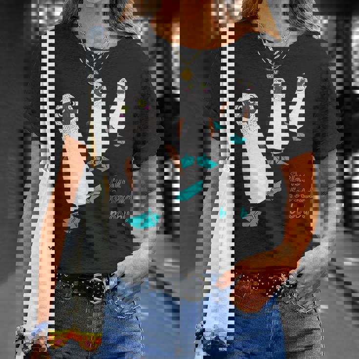 アオアシカツオドリ 鳥 Tシャツ 彼女への贈り物