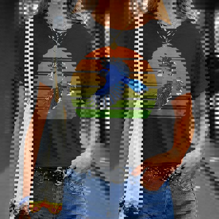 アオカケス 鳥 動物 図 バードウォッチング 贈り物 鳥類学者 生物学者 自然科学 Tシャツ 彼女への贈り物