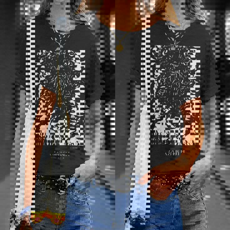 アザトース 這い寄る混沌 コズミック・ホラー クトゥルフ神話 古の者たち Azathoth Chaos Cthulhu Tシャツ 彼女への贈り物