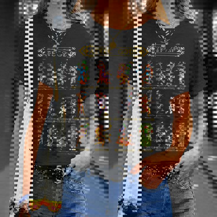 アステカ神話 神話 古代マヤ文明の歴史 Tシャツ 彼女への贈り物