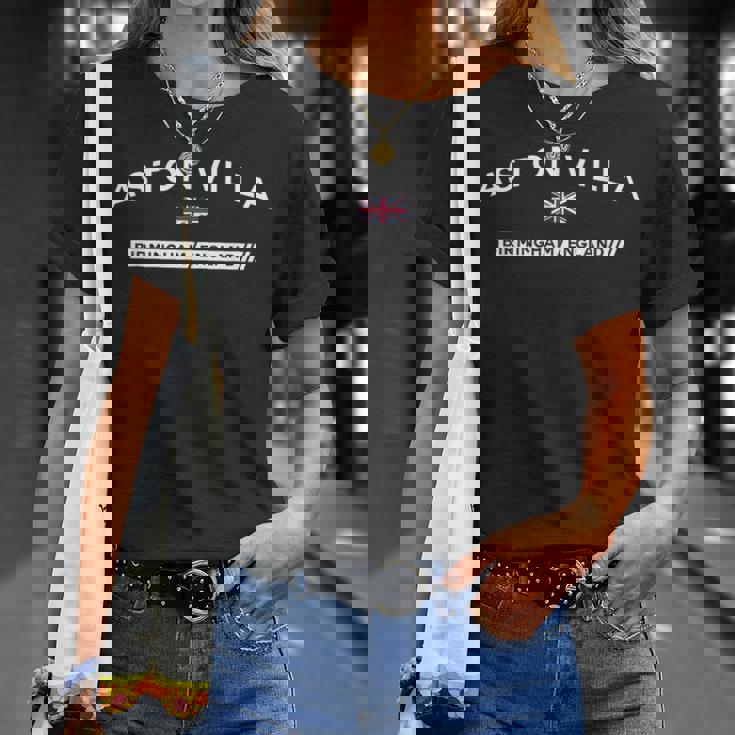 アストン ヴィラ タウン オブ バーミンガム イギリス イギリス Tシャツ 彼女への贈り物