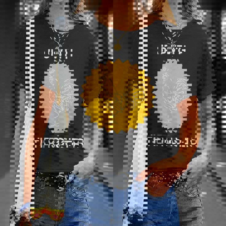 アップ・ウィズ・ザ・ルースターズ Tシャツ 彼女への贈り物