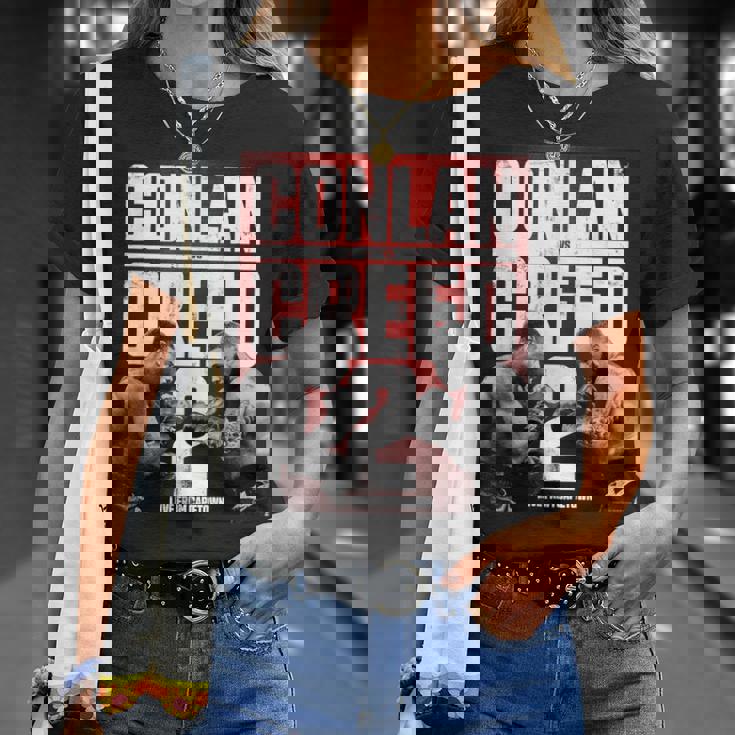 アドニスクリード—ケープタウンからのコンラン対クリード2ライブ Tシャツ 彼女への贈り物