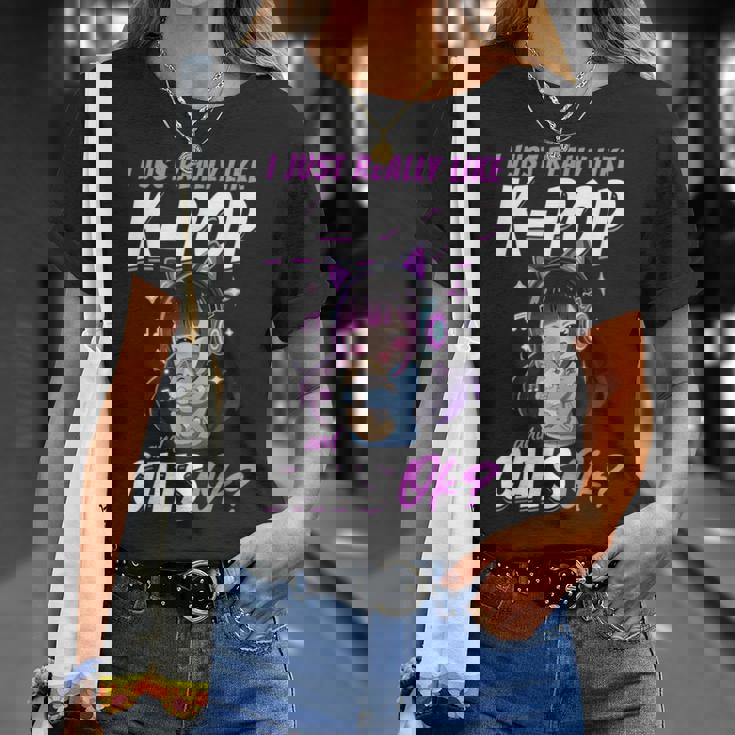 アニメ・猫 K-Pop Tシャツ 彼女への贈り物