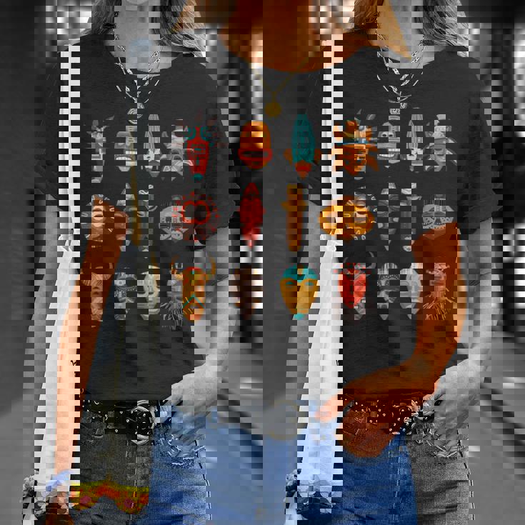 アフリカンマスクアート Blm Tシャツ 彼女への贈り物