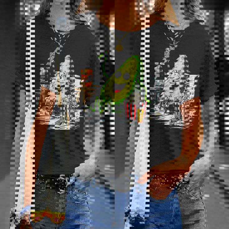 アボカド リラックス 持株 おやつ アート フルーツ モチーフ アボカド Tシャツ 彼女への贈り物