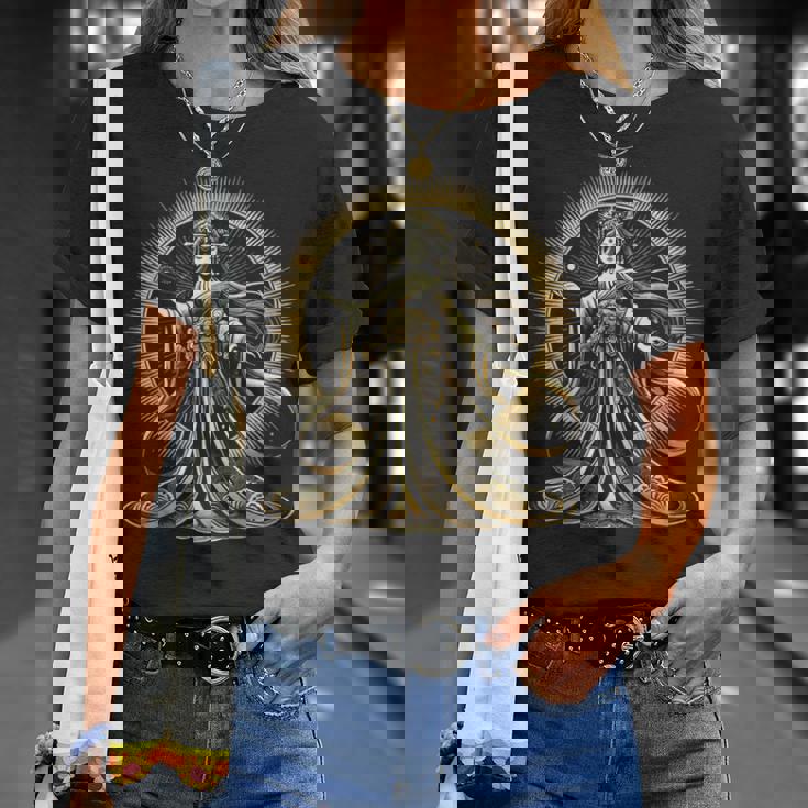 アマテラス 太陽の女神 神話 日本のアートデザイン Tシャツ 彼女への贈り物