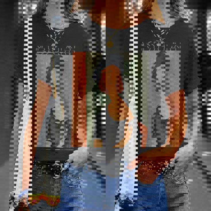 アメデオ・モディリアーニジャンヌ・エビュテルヌ芸術家の帽子で Tシャツ 彼女への贈り物