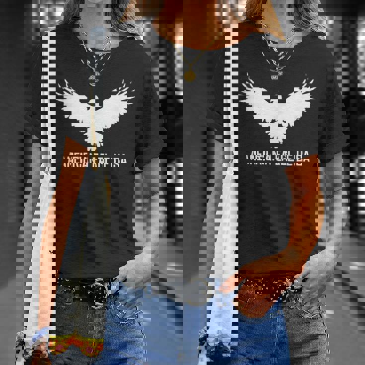 アメリカンイーグル Usa ハクトイーグルシルエット Tシャツ 彼女への贈り物