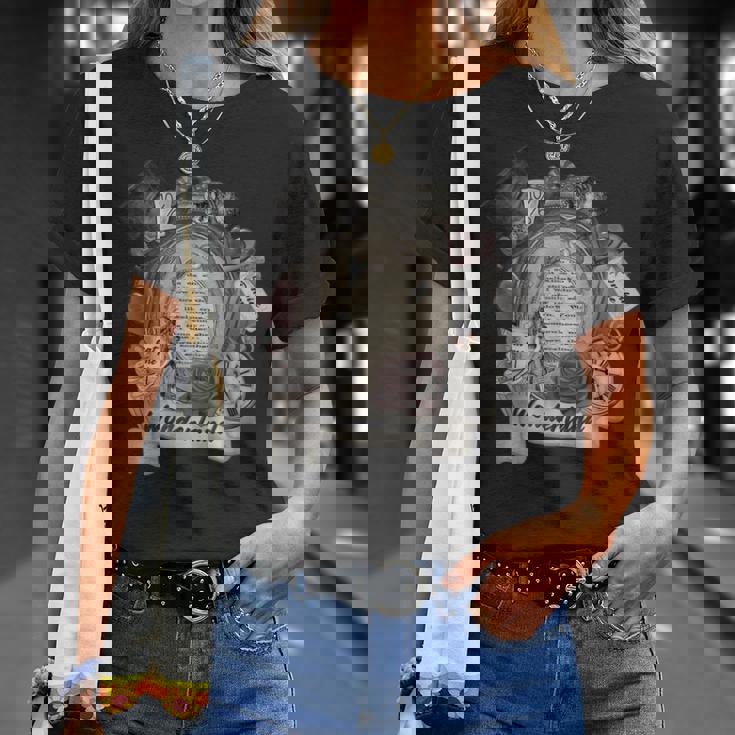 アリス & チェシャーキャット ワンダーランド エレメント Tシャツ 彼女への贈り物