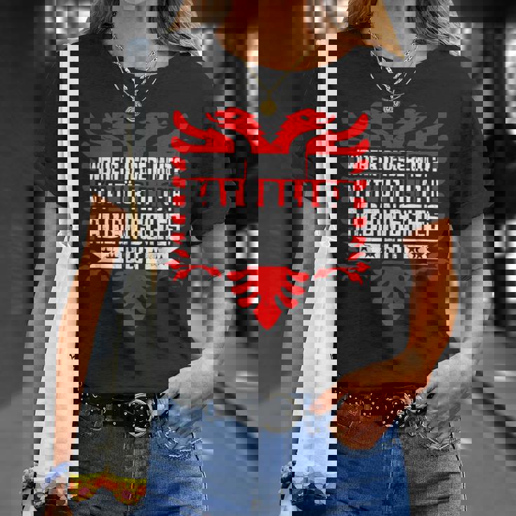 アルバニアブラッドアルバニアイーグル Tシャツ 彼女への贈り物