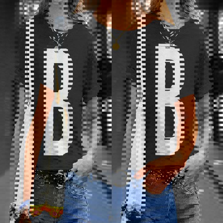 アルファベットアルファベットモノグラムイニシャル。 Tシャツ 彼女への贈り物