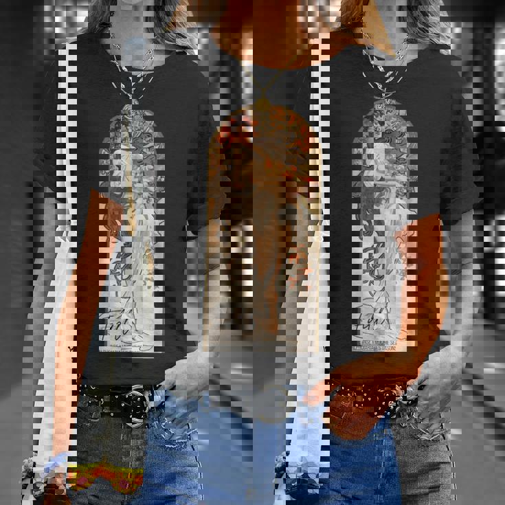 アルフォンス・マリア・ミュシャの「四季」-秋 Tシャツ 彼女への贈り物