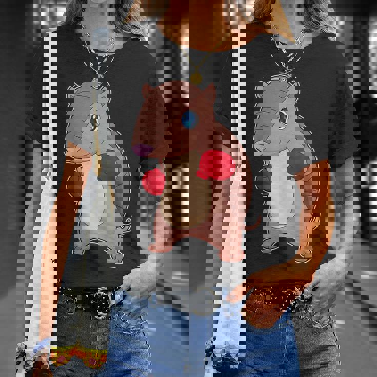 アルマジロ ボクサー ボクシンググローブ ボクシング Tシャツ 彼女への贈り物