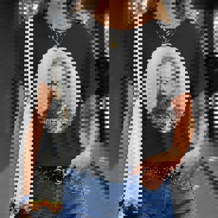 アントニン・ドヴォラックの作曲家の肖像画 Tシャツ 彼女への贈り物