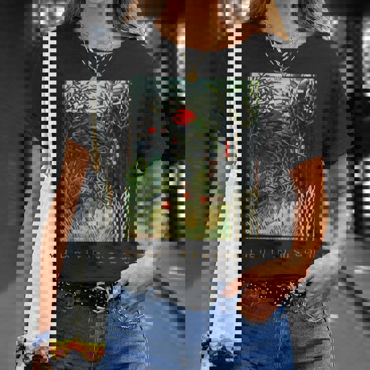 アンリ・ルソー 森の中の猿とオウム Tシャツ 彼女への贈り物