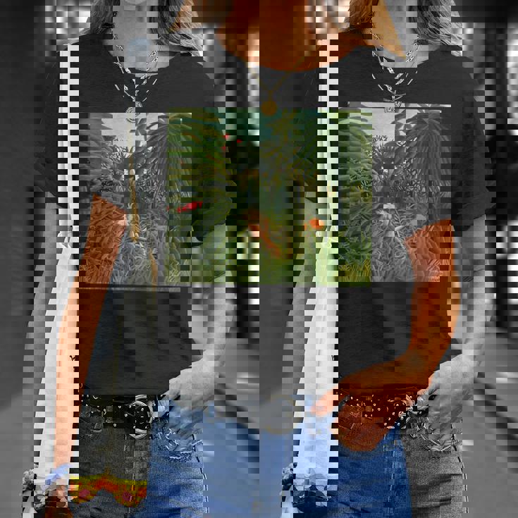 アンリ・ルソー作 ジャガー 馬を攻める1910 Tシャツ 彼女への贈り物