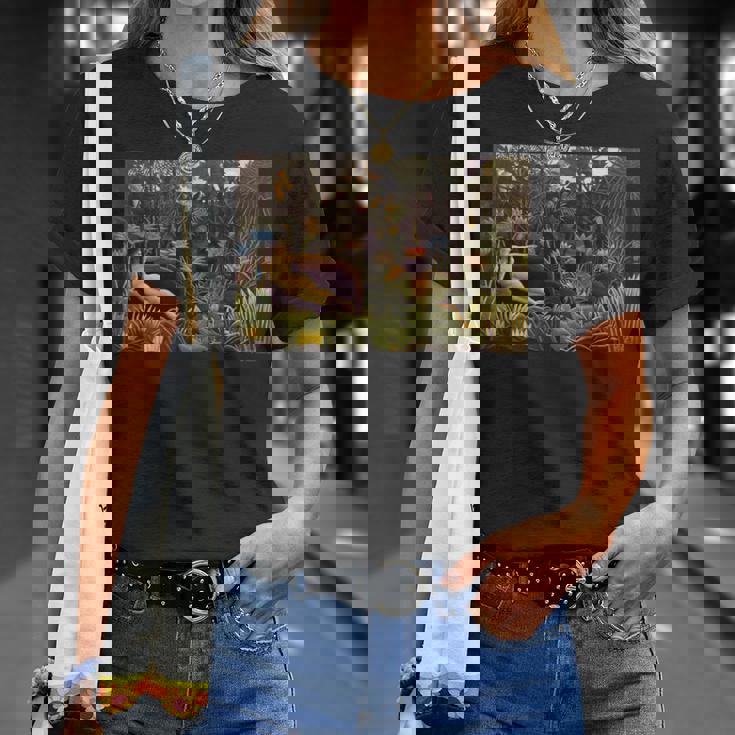 アンリ・ルソー作 夢 1910 Tシャツ 彼女への贈り物