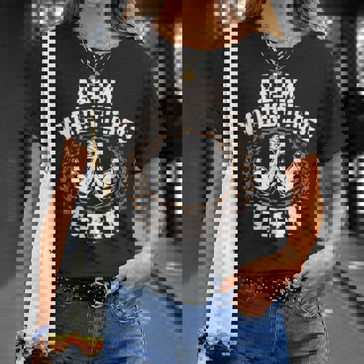 アームレスリング クルー アームレスリング アームレスリング Tシャツ 彼女への贈り物