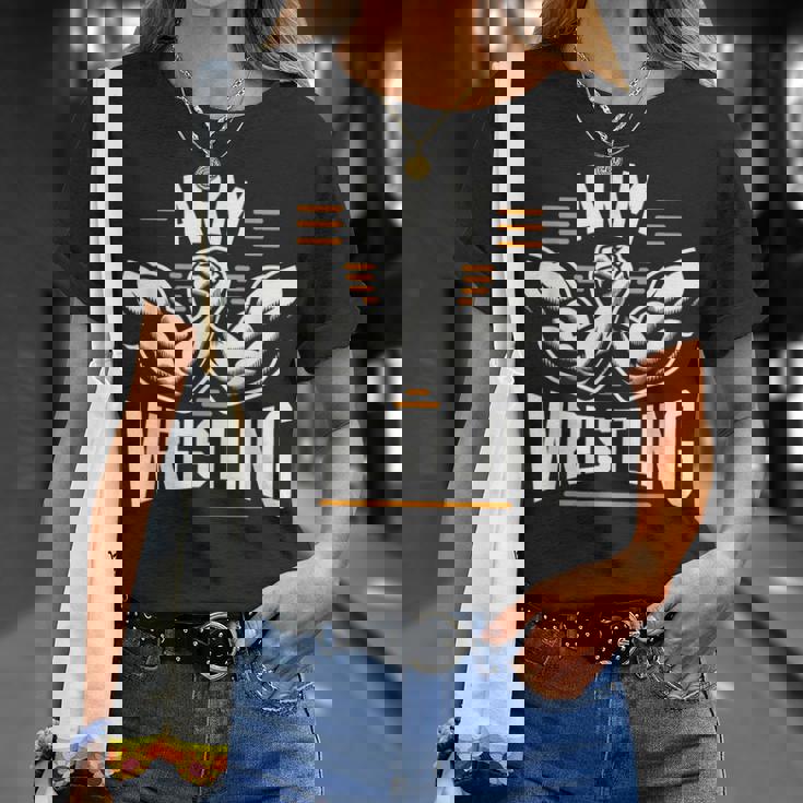 アームレスリング アームレスリング レスラー レスリング Tシャツ 彼女への贈り物