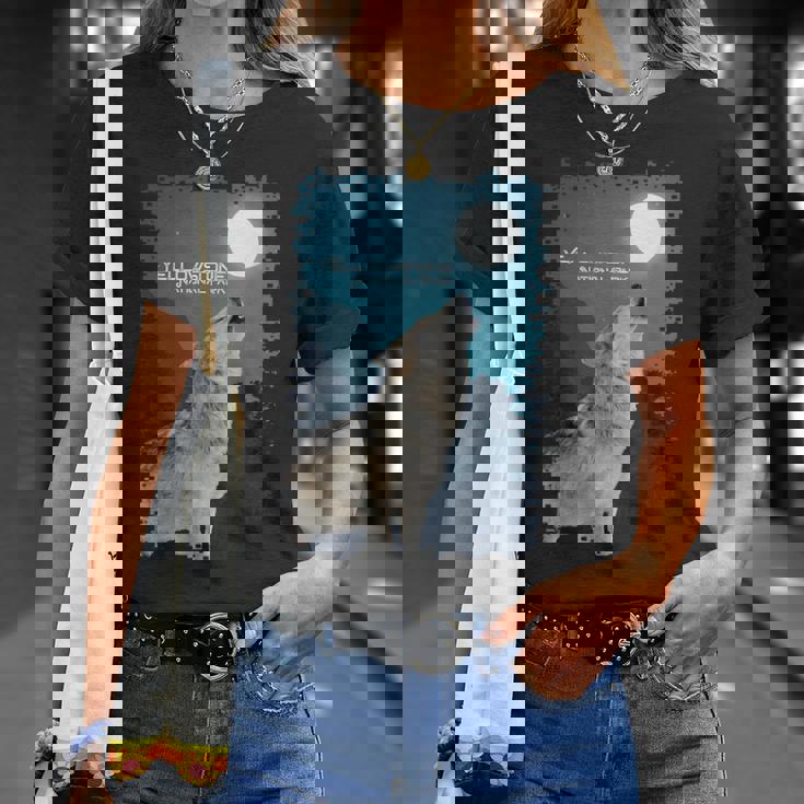 イエローストーン国立公園 オオカミのお土産 記念品 ギフト Tシャツ 彼女への贈り物