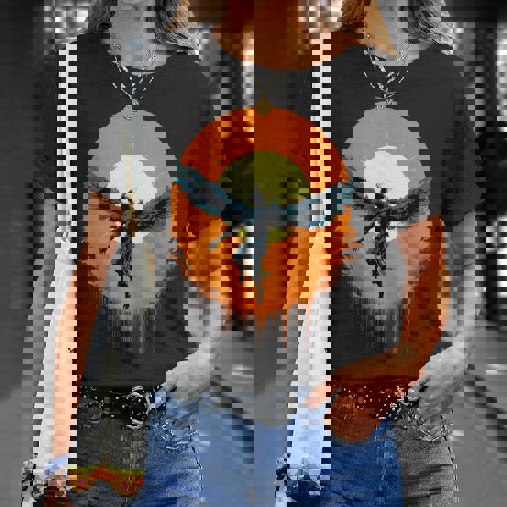 イカロスと蝋の翼 Tシャツ 彼女への贈り物