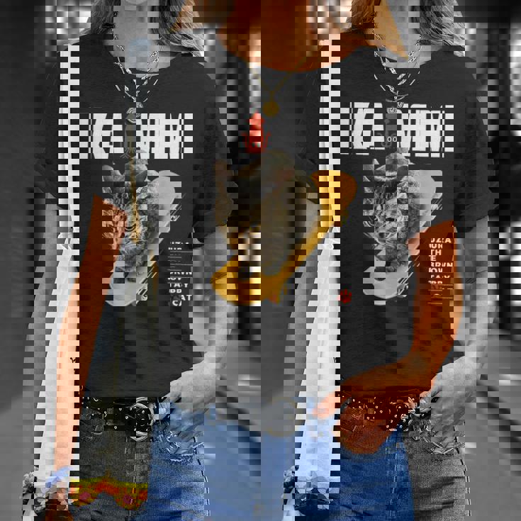 イカ耳ねこ、うずら 猫 キジトラ猫 イカミミ Cat Tシャツ 彼女への贈り物