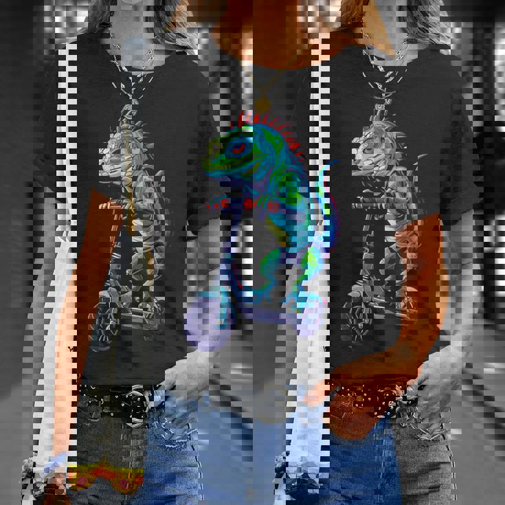 イグアナスクーター Tシャツ 彼女への贈り物