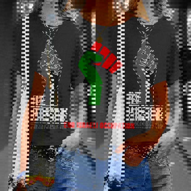 イスラエル人民の自由なパレスチナの職業 Tシャツ 彼女への贈り物