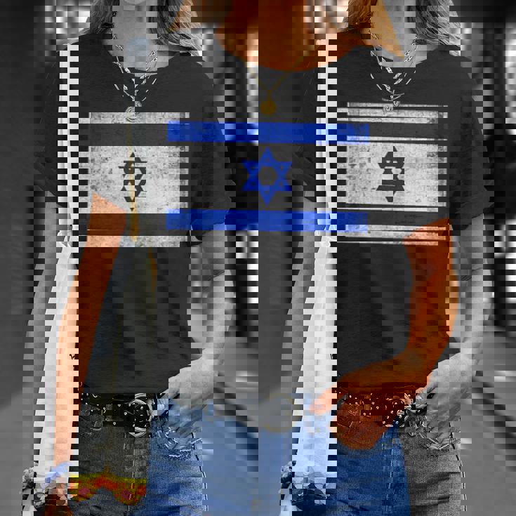 イスラエル国旗グラフィック メンズ レディース キッズ Tシャツ 彼女への贈り物