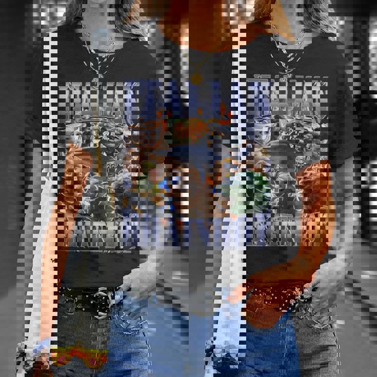 イタリア Brainrot 面白い トラララ クロコディロ ミーム ジョーク ブーツレッグ Tシャツ 彼女への贈り物