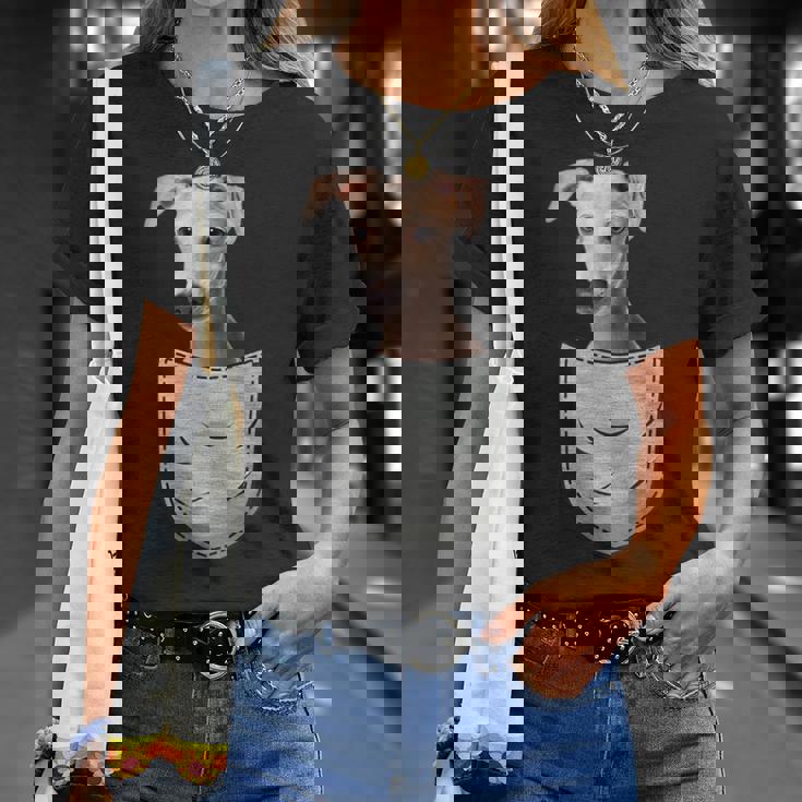 イタリアングレイハウンド ウィペットチェストバッグ 犬の飼い主用 Tシャツ 彼女への贈り物