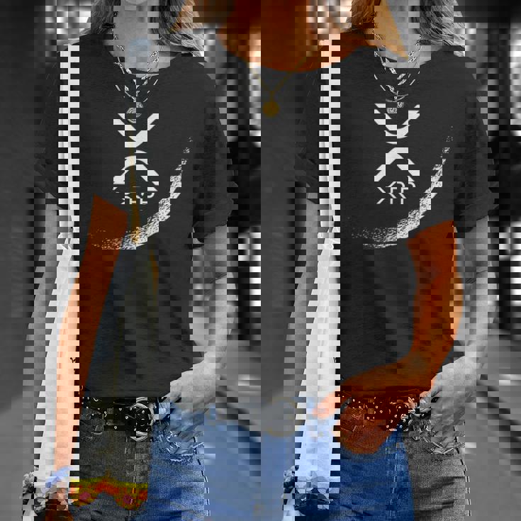 インターネットマネー 暗号通貨 リップル Xrp 月 Tシャツ 彼女への贈り物