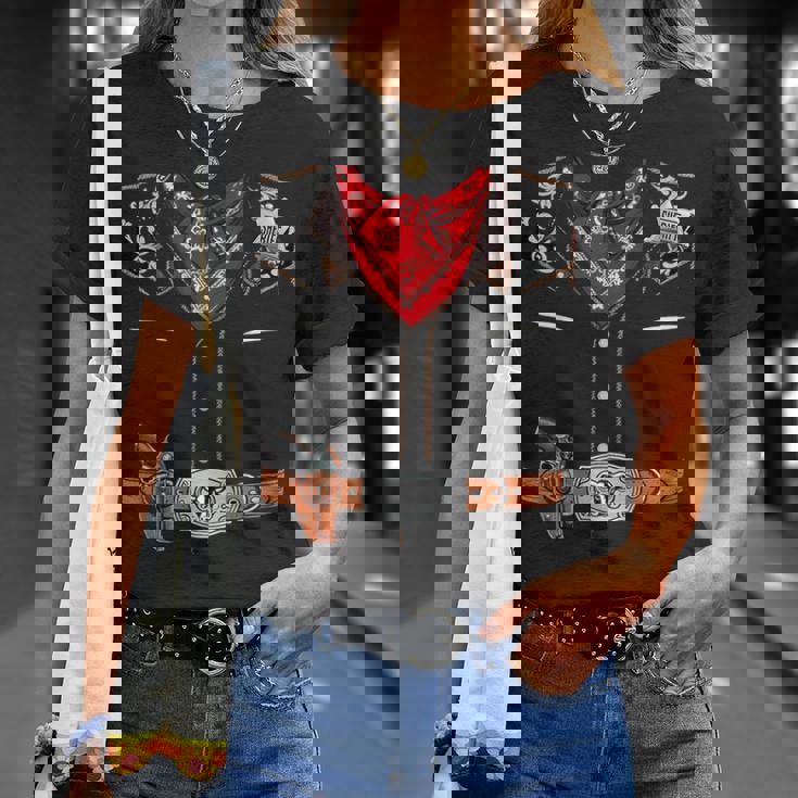 ウエスタン保安官 カウボーイベスト ハロウィンコスチューム Tシャツ 彼女への贈り物