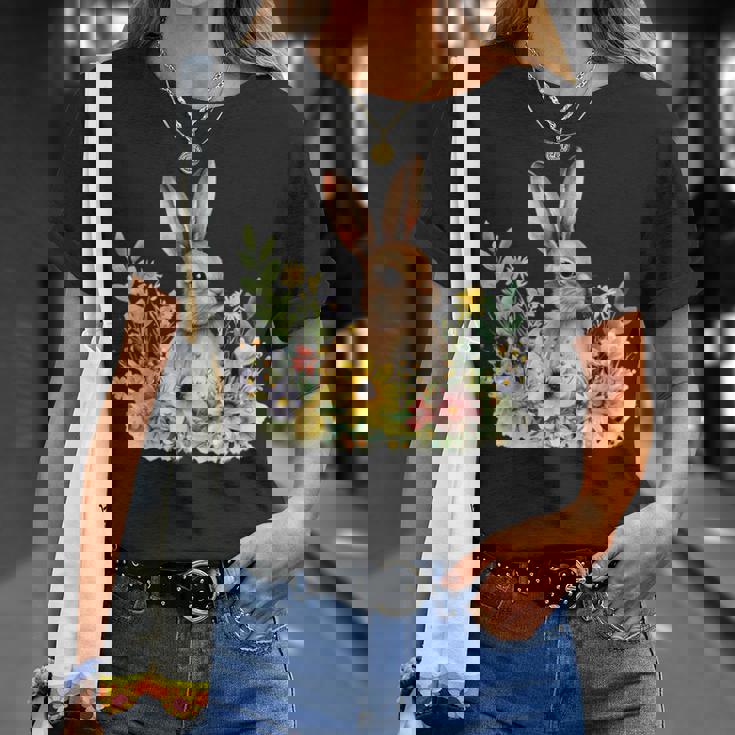 ウサギの恋人 グラフィックデザイン ウサギ オーナー。 Tシャツ 彼女への贈り物